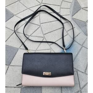 Kate Spade Laurel Way Winni Saffiano Leather Crossbody Clutch Wallet